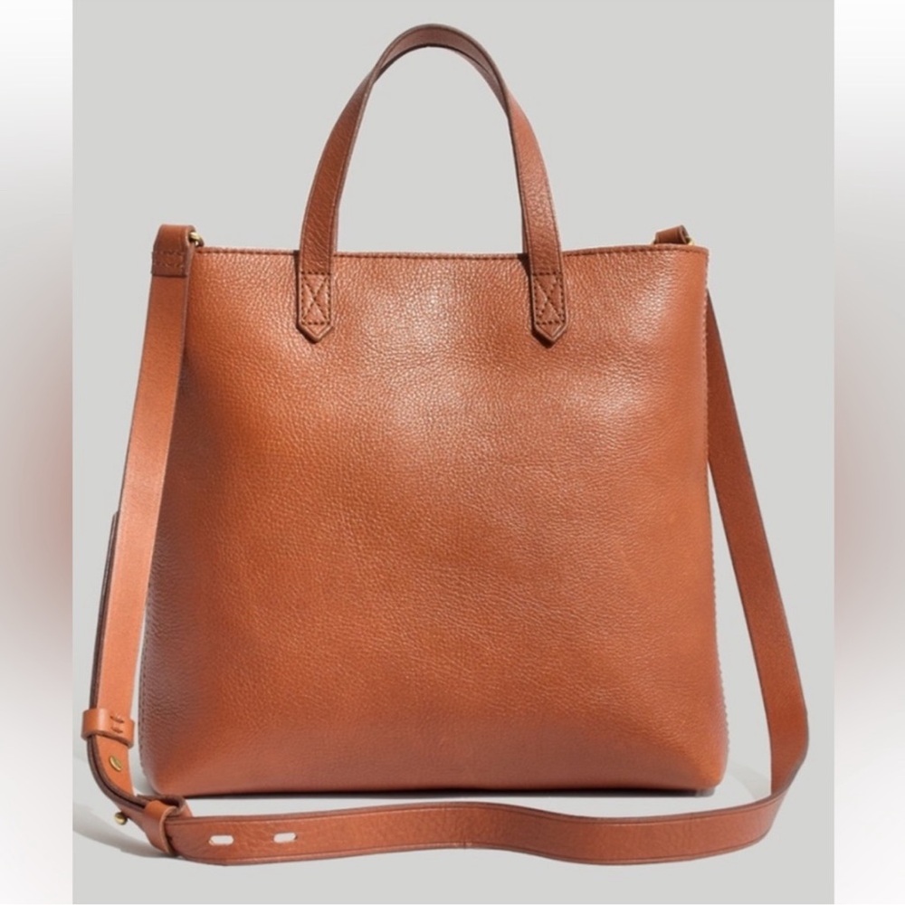 Madewell Genuine Leather Tote Bag